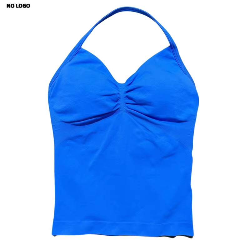 Longline Open Back Halter Top 